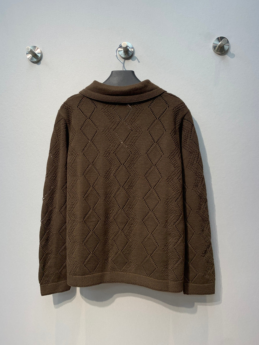 VALENTINO 26S COLLARED KNIT CARDIGAN 318
