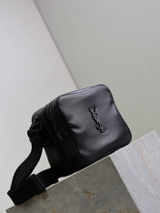 YSL 25S NIKI CAMERA BAG 19 IN BLACK CALFSKIN