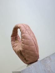 YSL 25S ICARINO 17 IN HORTENSIA QUILTED CALFSKIN GOLD HARDWARE