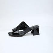LV 26S HIGH-HEELED SANDALS 55 MM BLACK SHINY CALFSKIN
