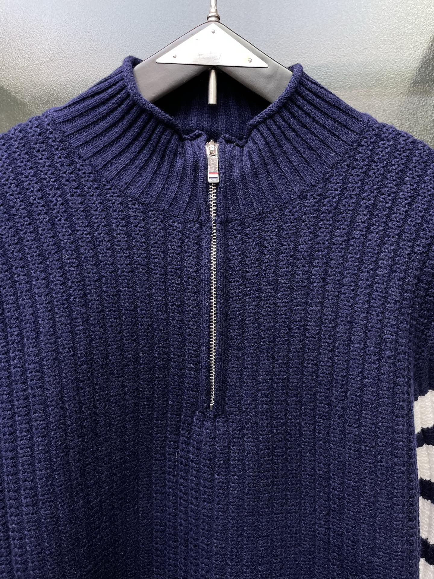THOM 26S BAR FUNNEL NECK PULLOVER 349
