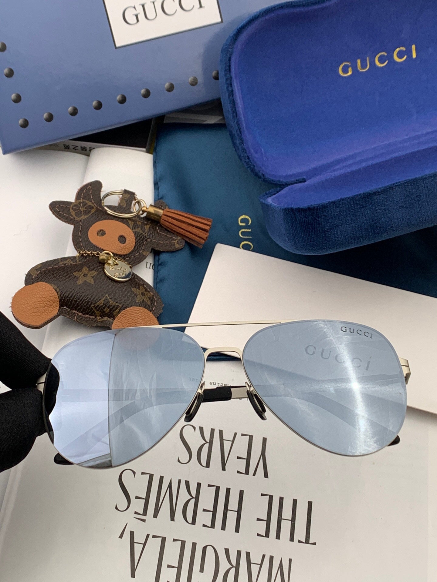 AVIATOR FRAME SUNGLASSES G1732 IN METAL