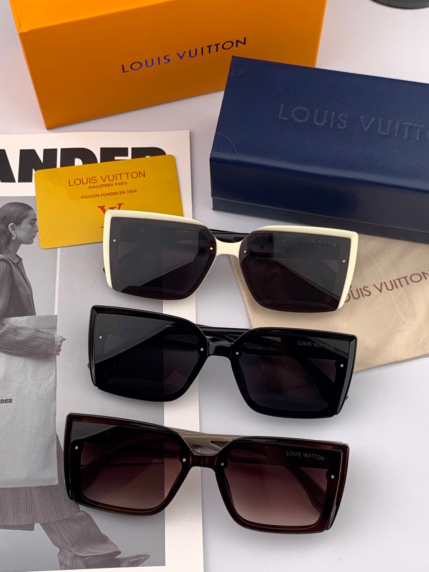 SQUARE SUNGLASSES L4310 IN ACETATE