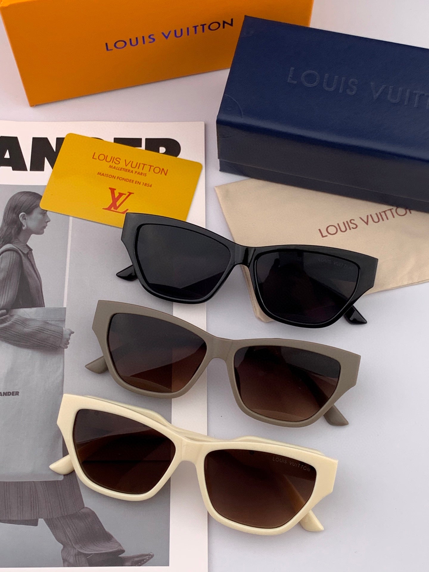 CAT EYE SUNGLASSES L6220 IN ACETATE