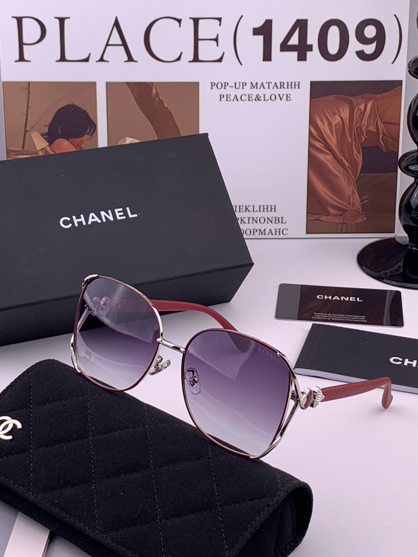 CHANEL 26S OVERSIZED SQUARE FRAME IN ACETATE 406759