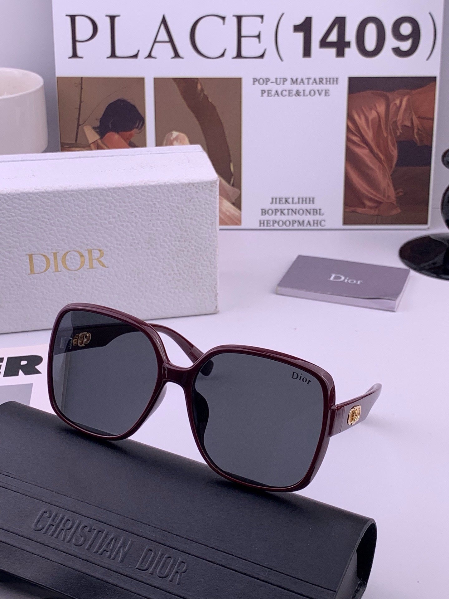 DIOR 26S SQUARE FRAME IN ACETATE 406771