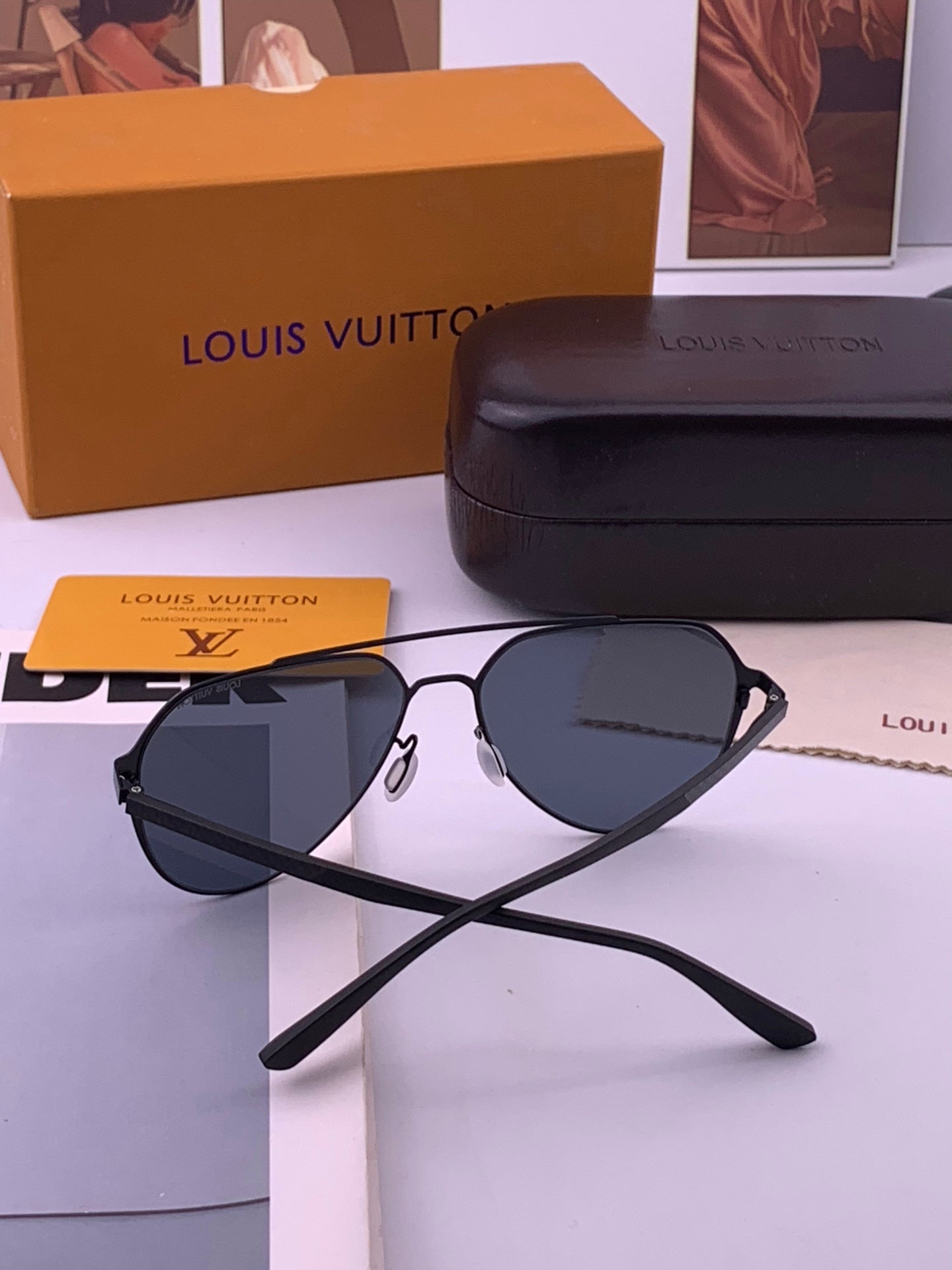 GUCCI 26S AVIATOR FRAME IN METAL 422543