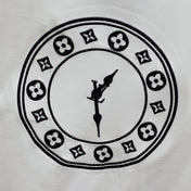 LV T-SHIRT IN WHITE PURE COTTON EMBROIDERED LOGO 238888