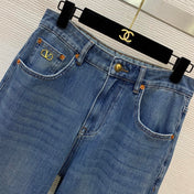 VALENTINO 26S HIGH-WAIST WIDE-LEG JEANS 331