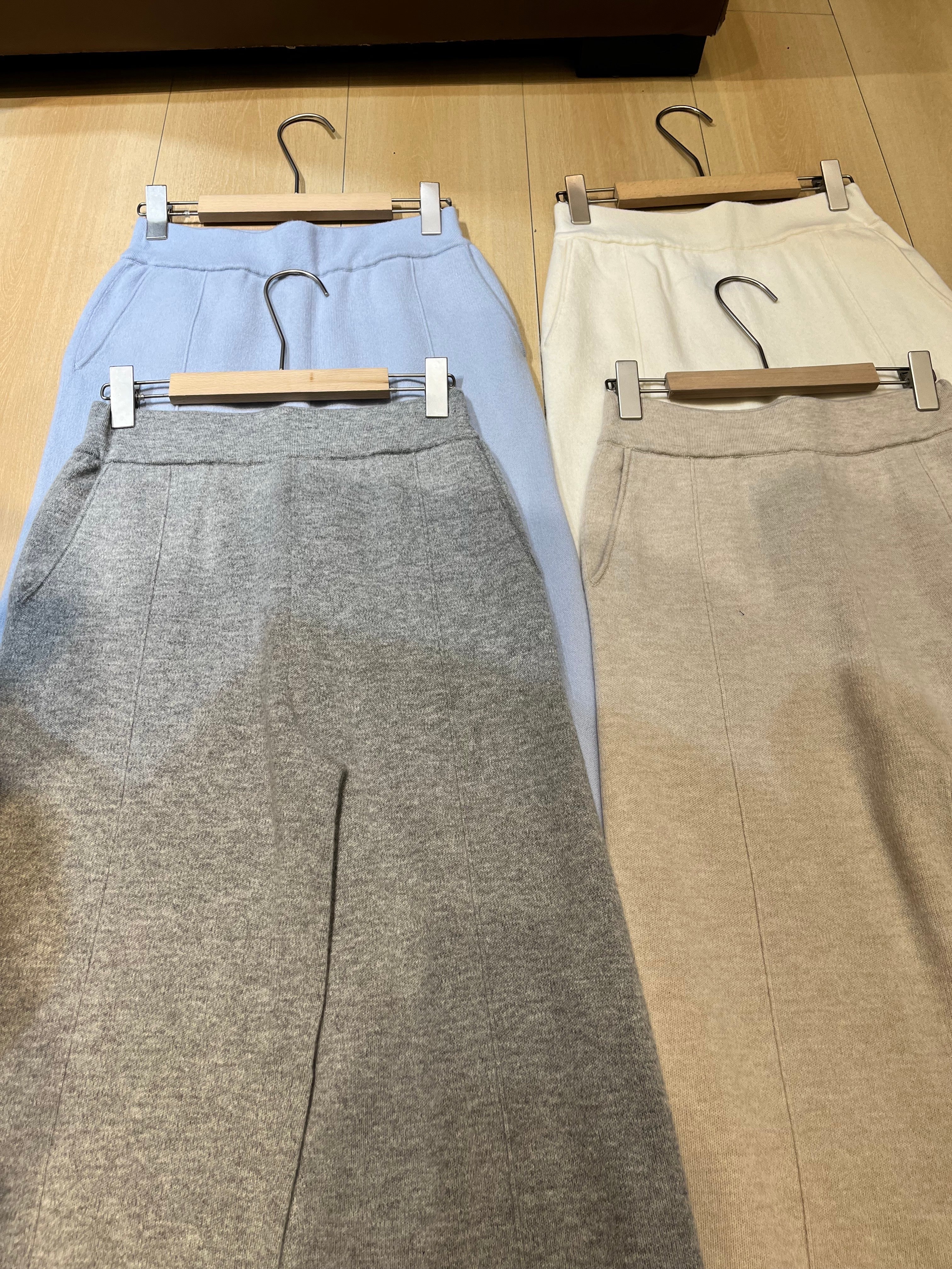 LP 26S EMBROIDERED CASHMERE PANTS 628