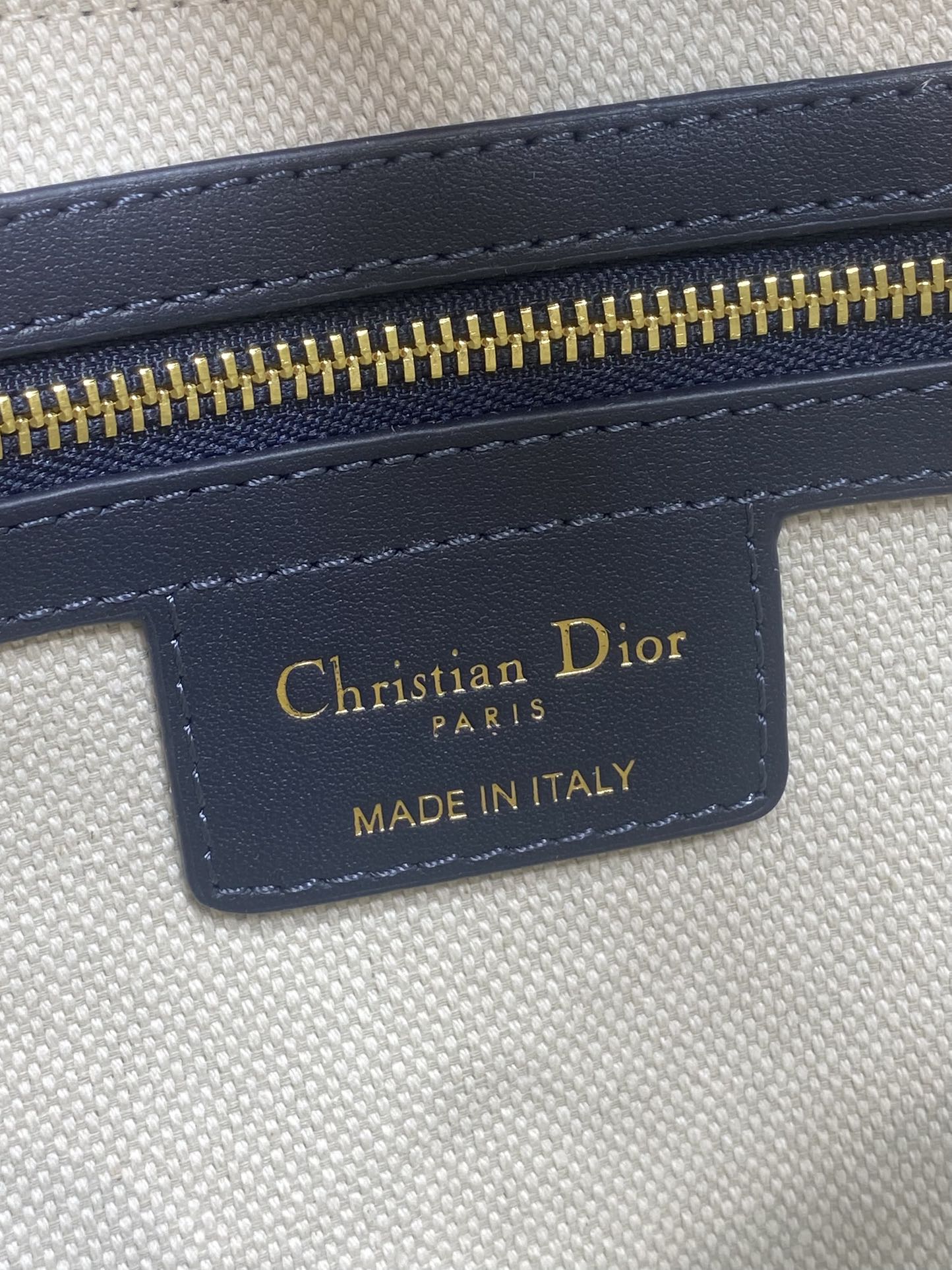 DIOR 25S MINI SOFT SADDLE BAG 19 IN BLUE DIOR OBLIQUE JACQUARD AND SMOOTH CALFSKIN