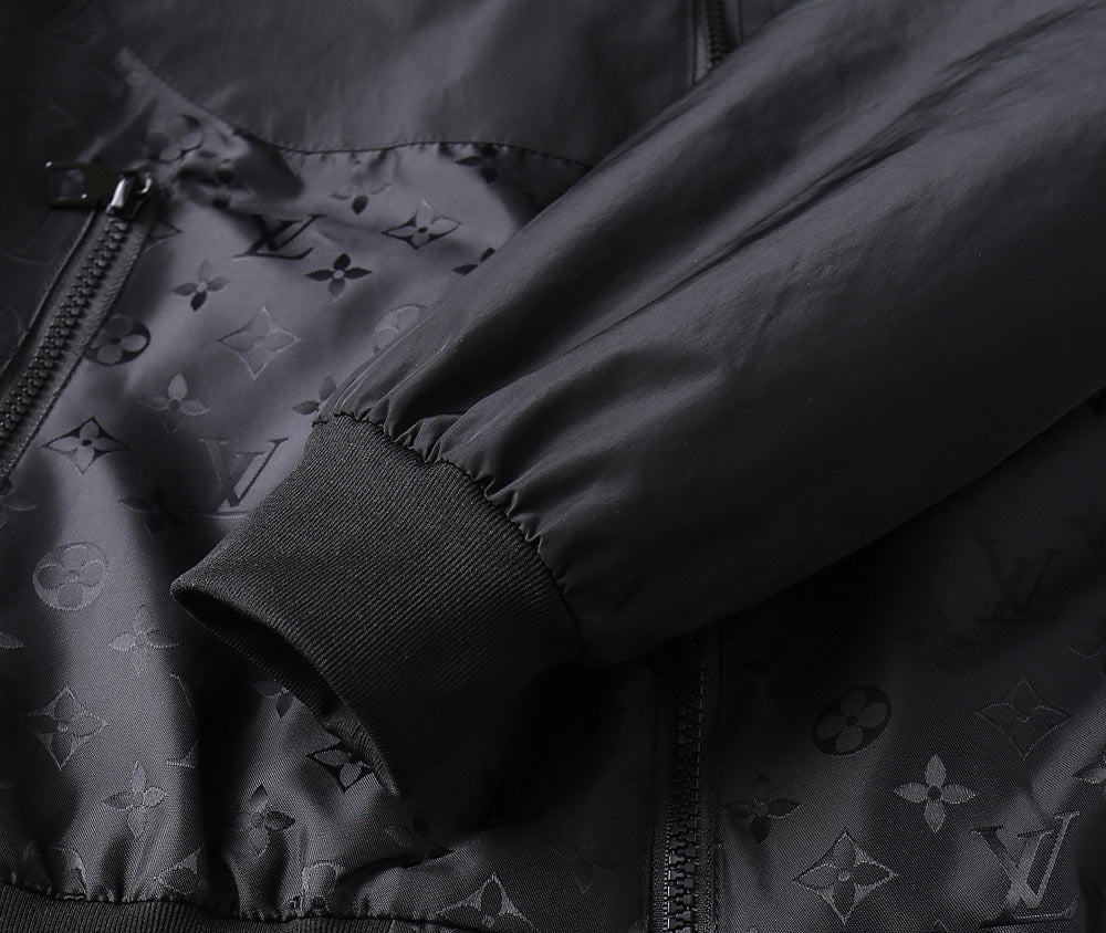 LV BLACK HOODED JACKET 239041