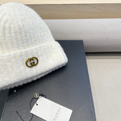 BEANIE HAT IN WHITE WOOL 434957