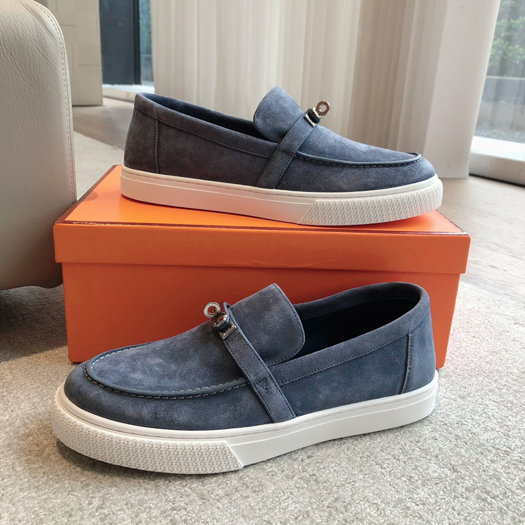 GAME SLIP-ON SNEAKER NAVY SUEDE