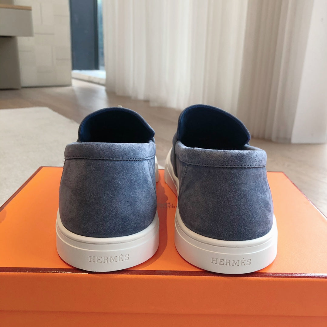 GAME SLIP-ON SNEAKER NAVY SUEDE