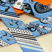 HERMES 26S TWILLY SCARF 86 IN SILK 500096