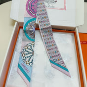 HERMES 26S TWILLY SCARF 86 IN SILK 492643