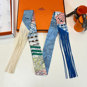 HERMES 26S TWILLY SCARF 86 IN SILK 498691
