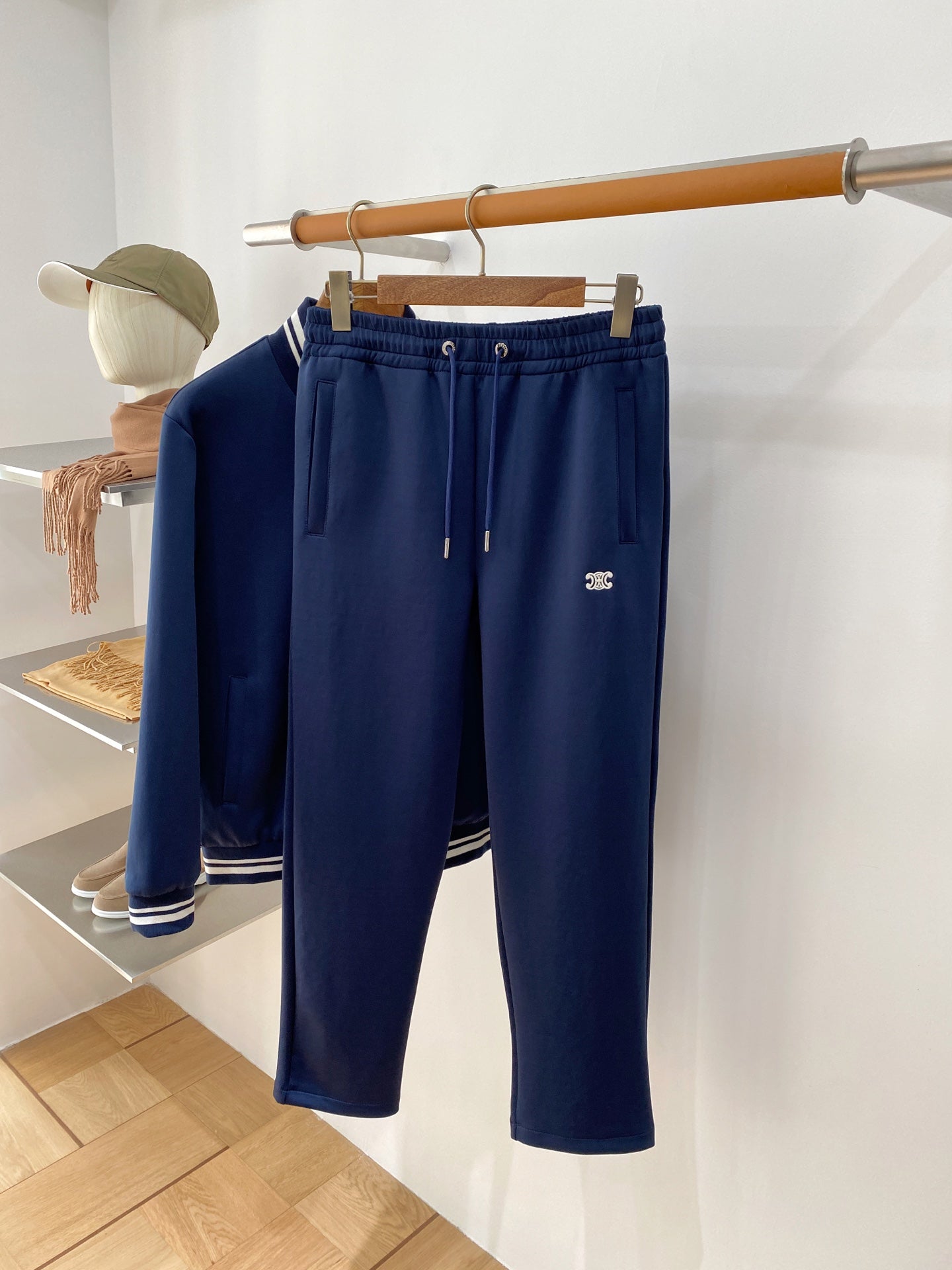 CELINE 26S ZIP-UP TRACK JACKET AND PANTS SET 679