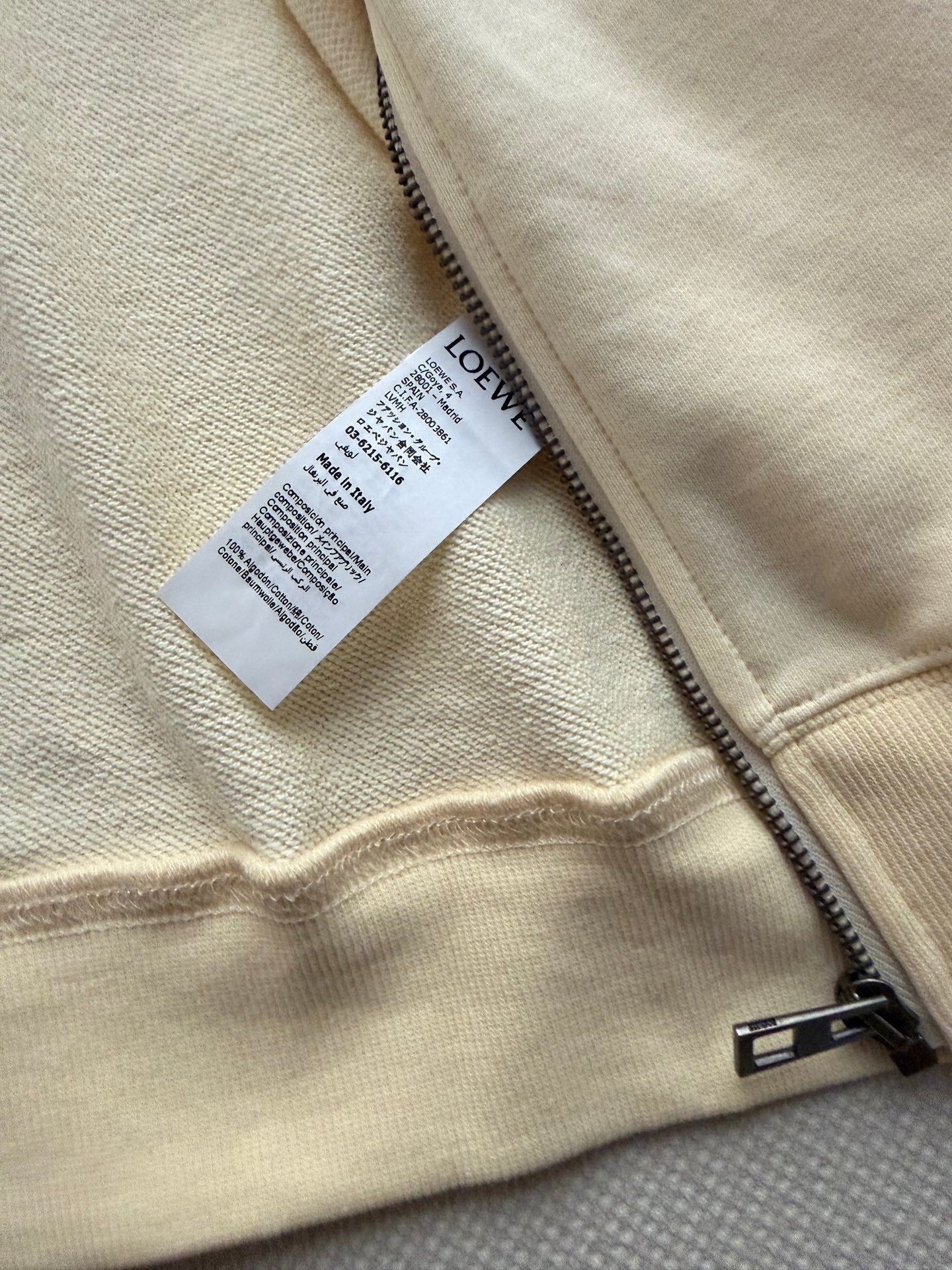 LOEWE 26S ZIP-UP HOODIE 738