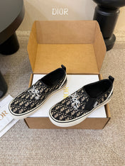 DIOR 26S WALK'N'DIOR SLIP-ON SNEAKERS IN MULTICOLOR DIOR OBLIQUE EMBROIDERED CANVAS STYLE 02