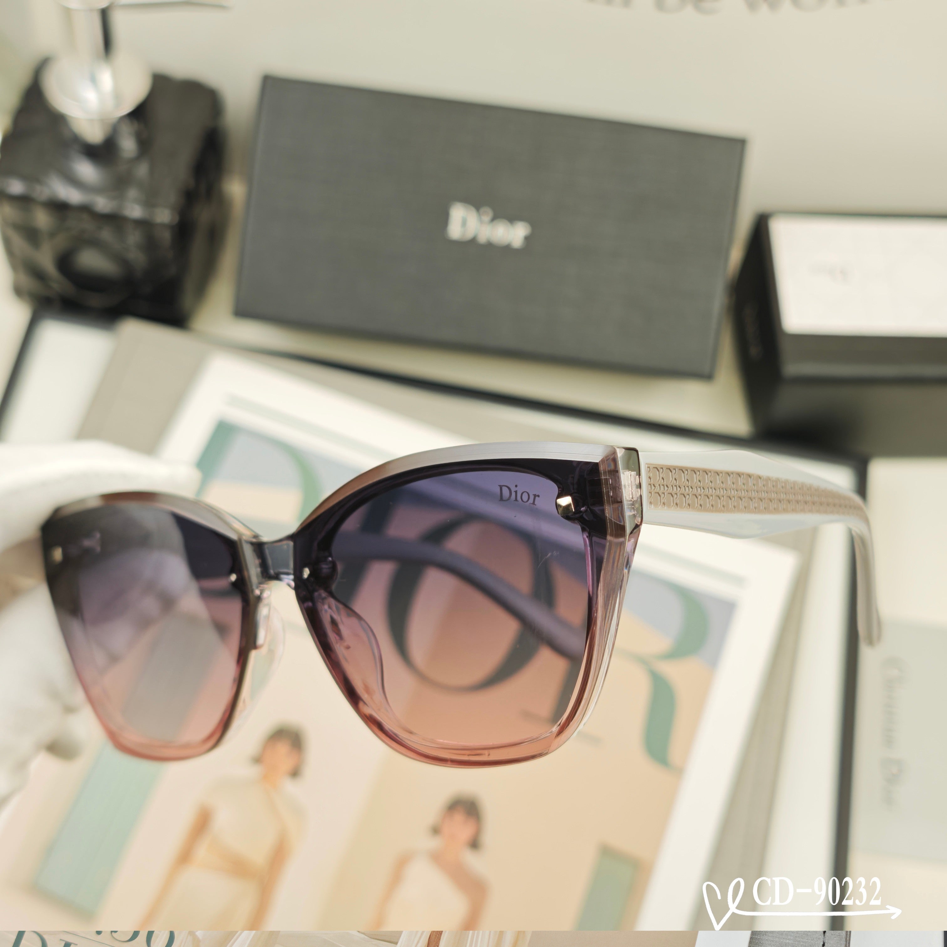 DIOR 26S ROUNDED SQUARE FRAME IN ACETATE 399980