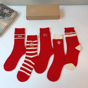 BURBERRY 26S CREW SOCKS 154399 (1 BOX)