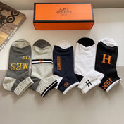 HERMES 26S ANKLE SOCKS 379110 (1 BOX)