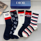 DIOR 26S CREW SOCKS 400403 (1 BOX)