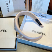 CHANEL 26S HEADBAND IN LIGHT PINK FABRIC 505240