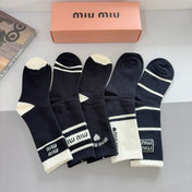 MIUMIU 26S CREW SOCKS 403788 (1 BOX)