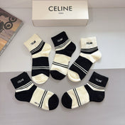 CELINE 26S ANKLE SOCKS 407125 (1 BOX)