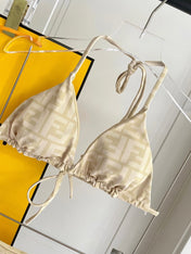 FENDI BIKINI 25S TWO PIECE IN BEIGE 742661