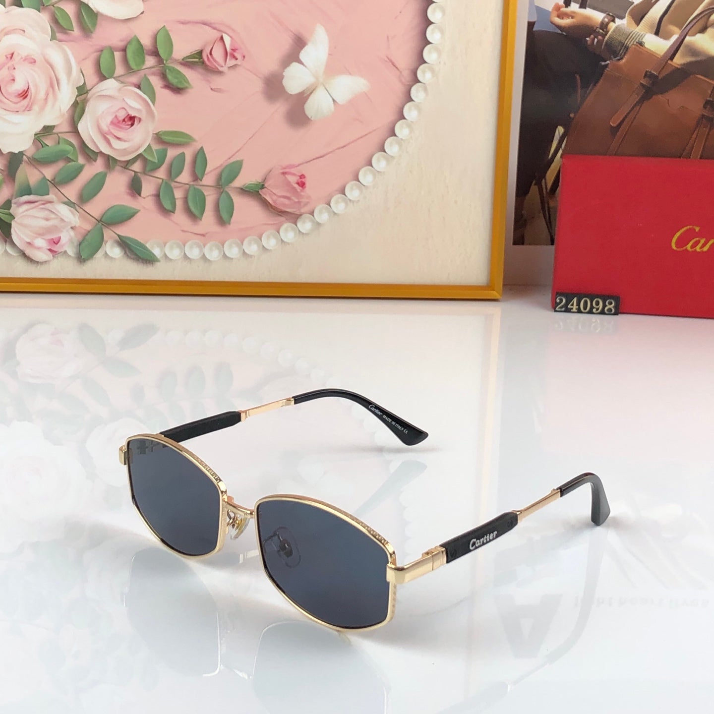 CARTIER 26S THIN METAL FRAME IN METAL 436067