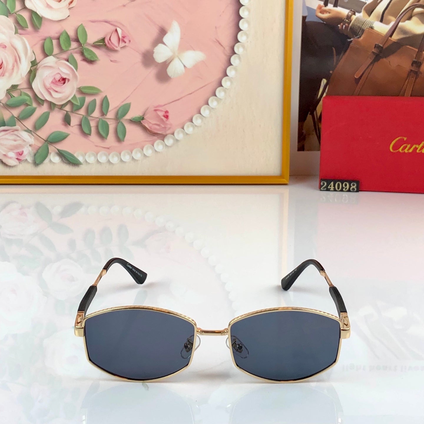 CARTIER 26S THIN METAL FRAME IN METAL 436067