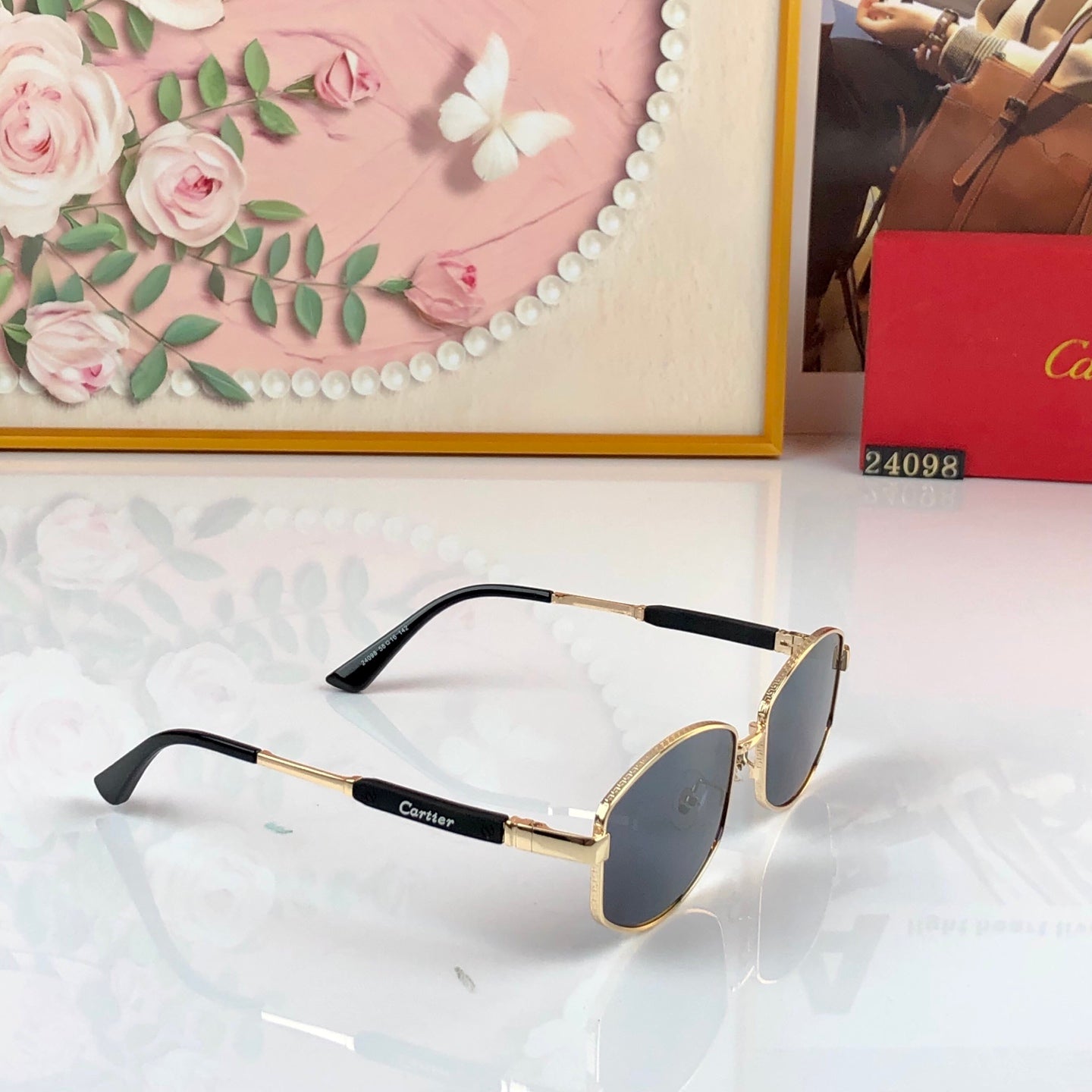 CARTIER 26S THIN METAL FRAME IN METAL 436067