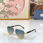GUCCI 26S AVIATOR FRAME IN METAL 426532