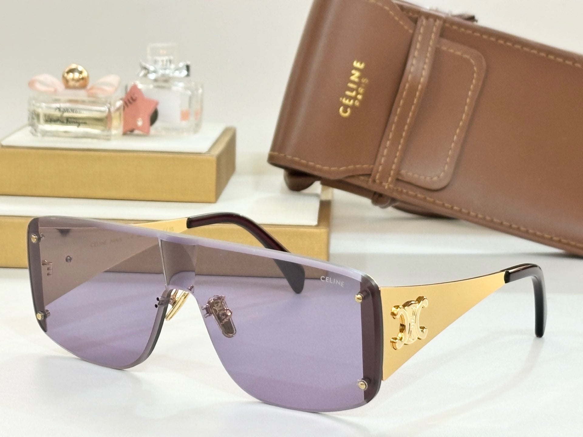 TRIOMPHE RACER SUNGLASS CL42014 IN METAL