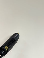 PLUME NAPPA SNEAKERS IN BLACK LAMBSKIN