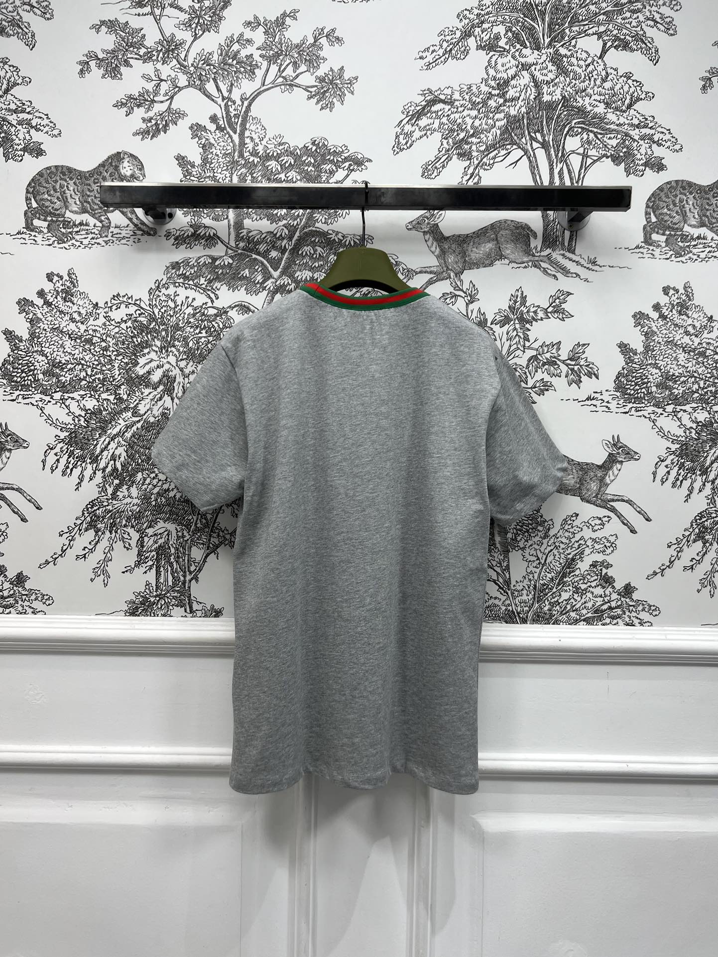 GUCCI 25S SHORT SLEEVE ROUND NECK T-SHIRT 262983