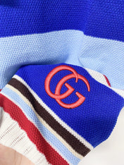 GUCCI 26S SHORT-SLEEVE KNIT POLO SHIRT 554
