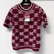 GUCCI 26S SHORT-SLEEVE KNIT SWEATER 526