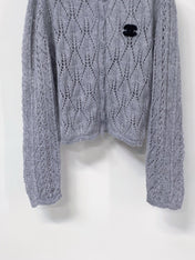 CHANEL 26S OPENWORK KNIT CARDIGAN 1513