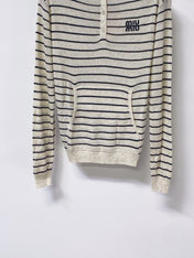 MIUMIU 26S KNIT HOODIE 1321