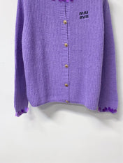 MIUMIU 26S KNIT CARDIGAN 1404