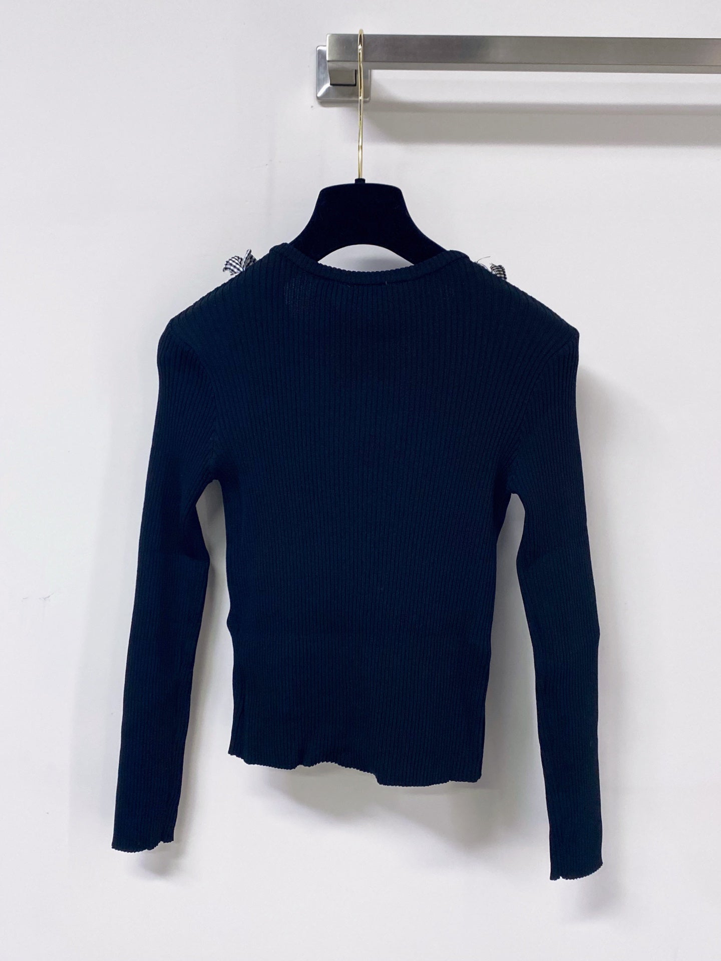 CHANEL 26S RUFFLE KNIT CARDIGAN 1679