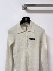 MIUMIU 26S KNIT POLO CARDIGAN 1530