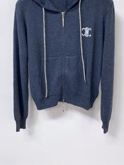 CELINE 26S ZIP-UP KNIT HOODIE 617