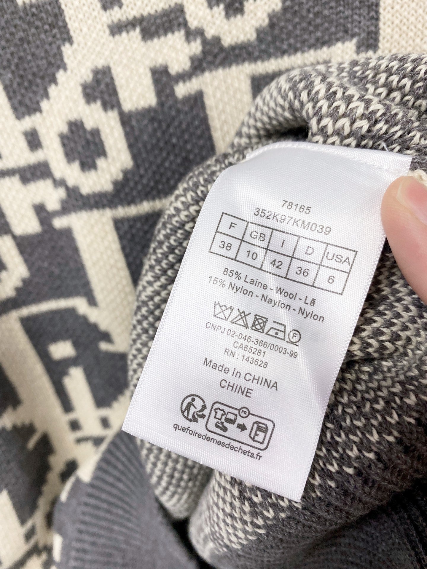 DIOR 26S CREWNECK SWEATER 1512