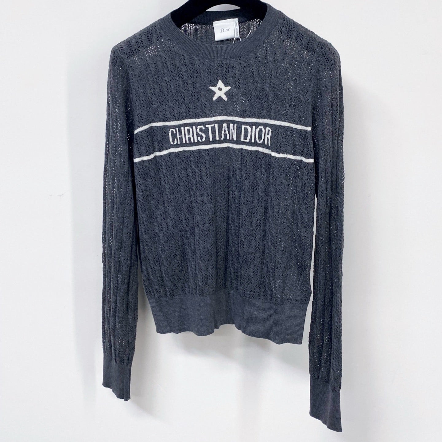 DIOR 26S OPENWORK KNIT SWEATER 1460